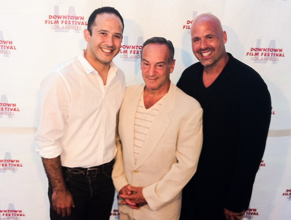 Joe Nieves, Peter Onorati, Joe Basile at the Downtown Film Festival, Los Angeles. WEST END