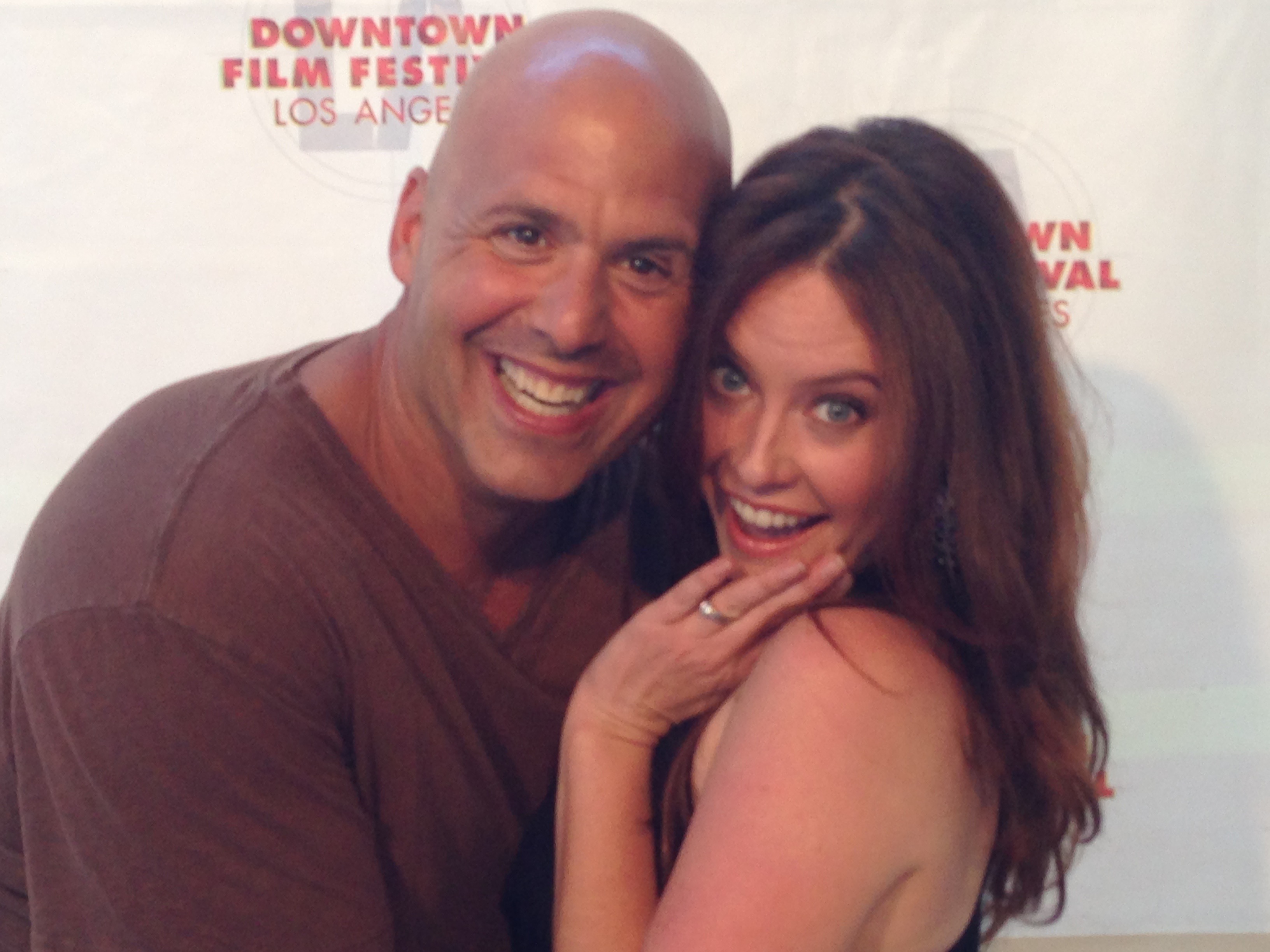 Joe Basile and Melissa Archer at the Downtown Film Festival, Los Angeles. WEST END