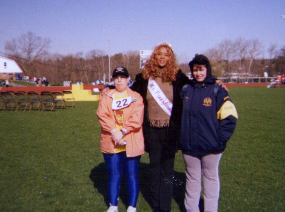 Ms. Pennsylvania 2004 Maria Frisby was a special guest at the 2004 Special Olympics at Messiah College.