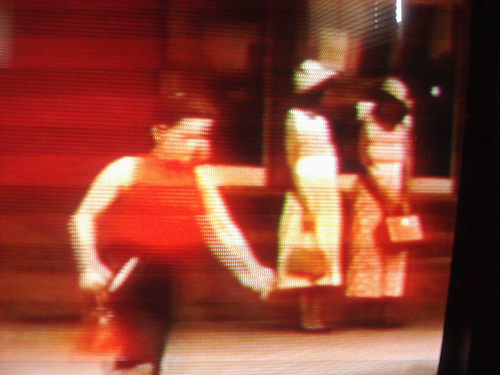 Maria Frisby in the movie Sincerely Yours. Maria Frisby is wearing the white dress and white hat.