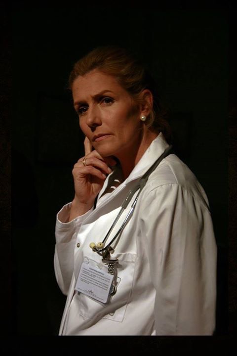 Nina Koenig as 'Dr Samuels' in 'The Hunted'