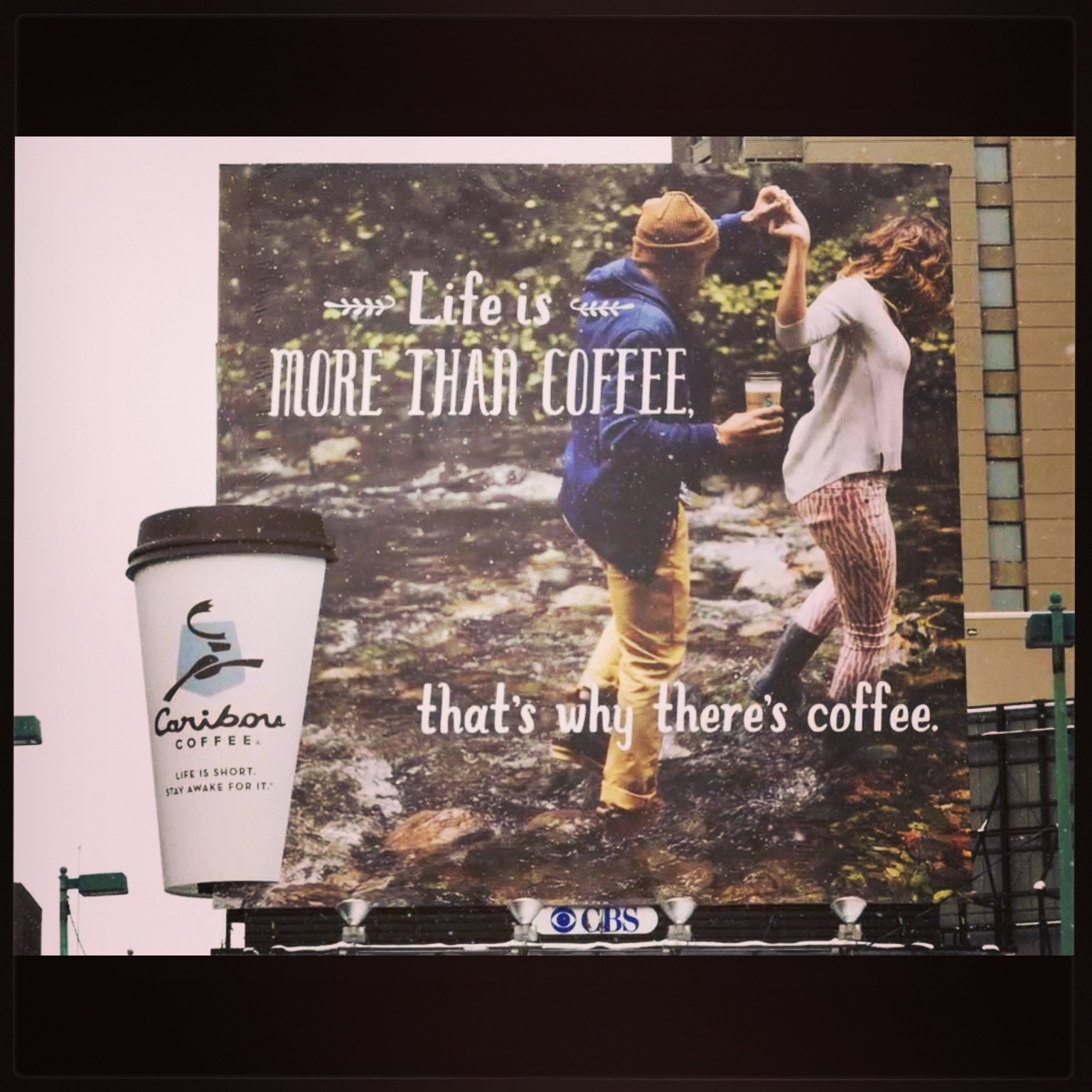Caribou Coffee Billboard