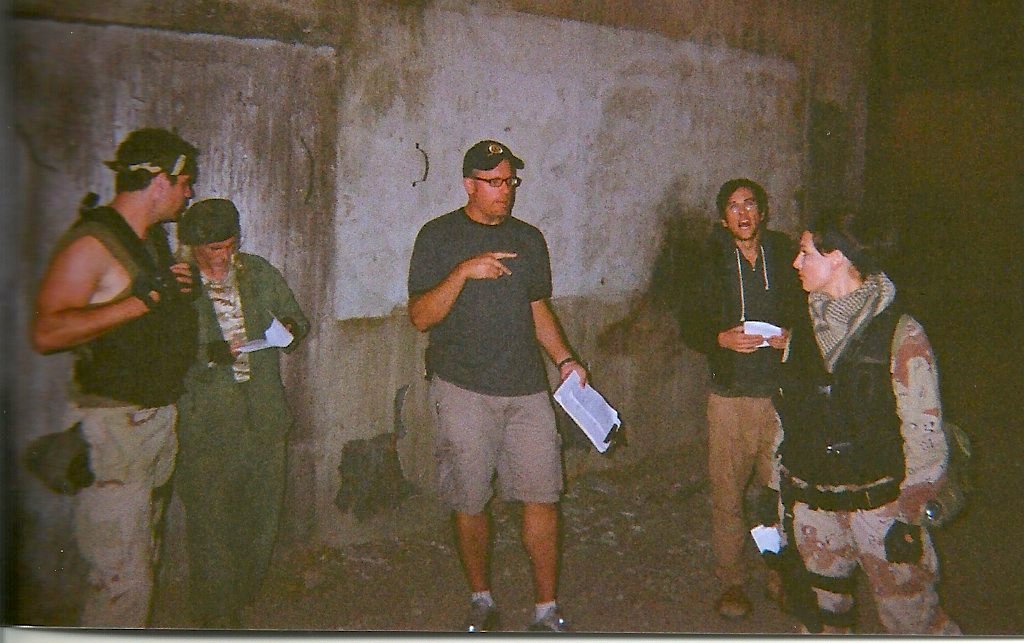 Peter Paul Basler directing on the set of THE VORTEX