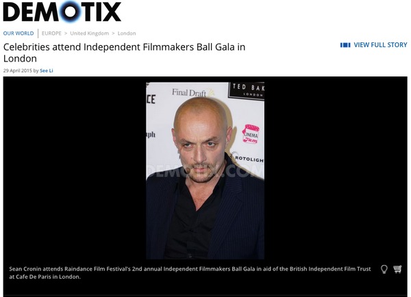 Sean Cronin at The Independent Filmmakers Ball