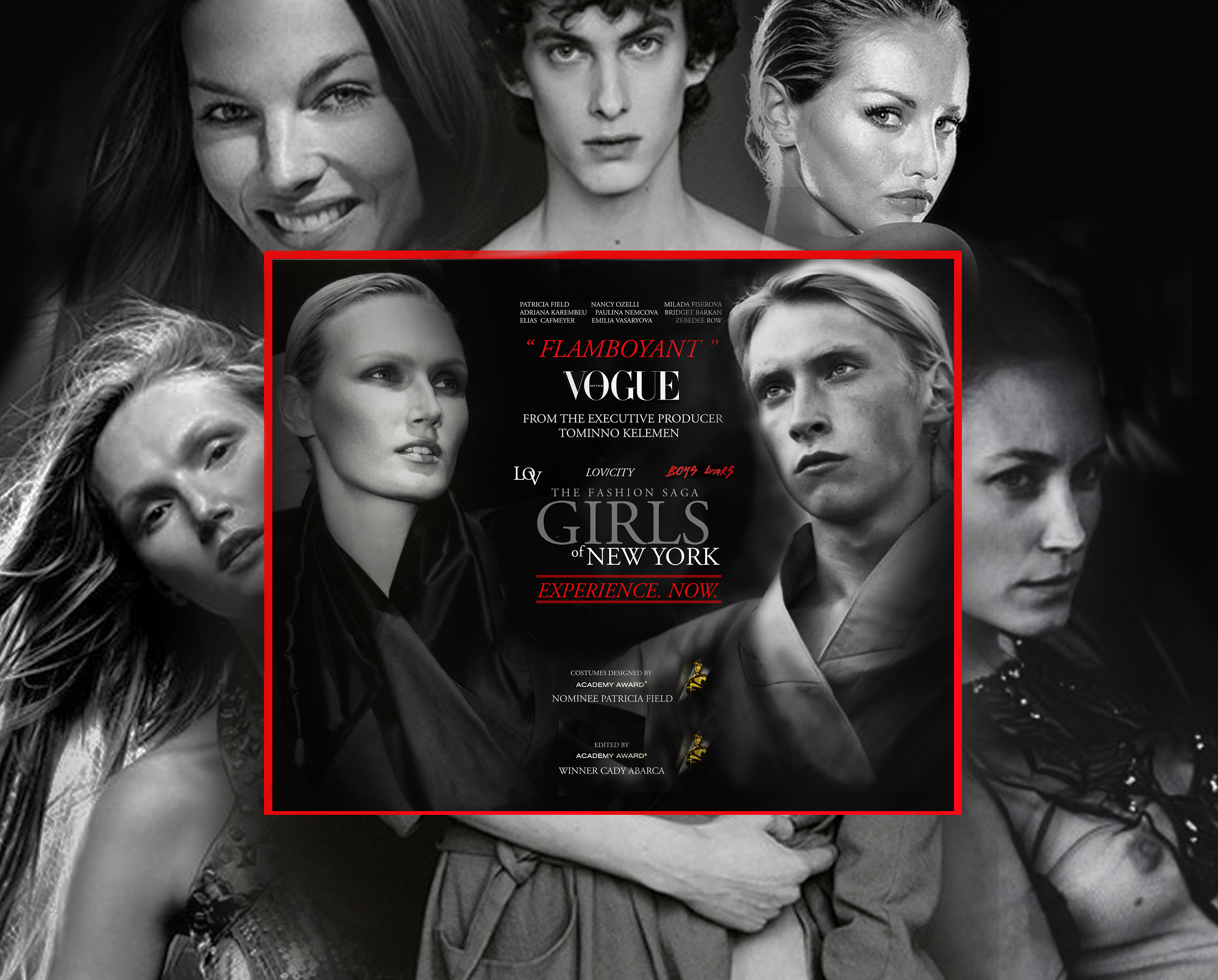 GIRLS OF NEW YORK SAGA cast : Paulina Nemcova, Elias Cafmeyer, Adriana Karembeu, Milada Fiserova, Tereza Srbova and others