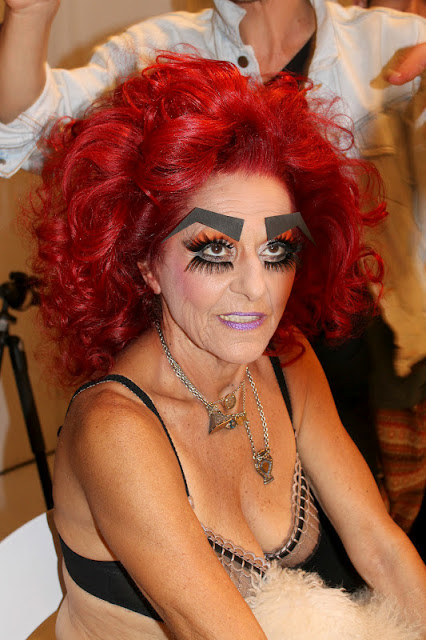 Patricia Field on the set of GIRLS OF NEW YORK TRILOGY
