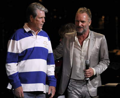 Sting and Brian Wilson