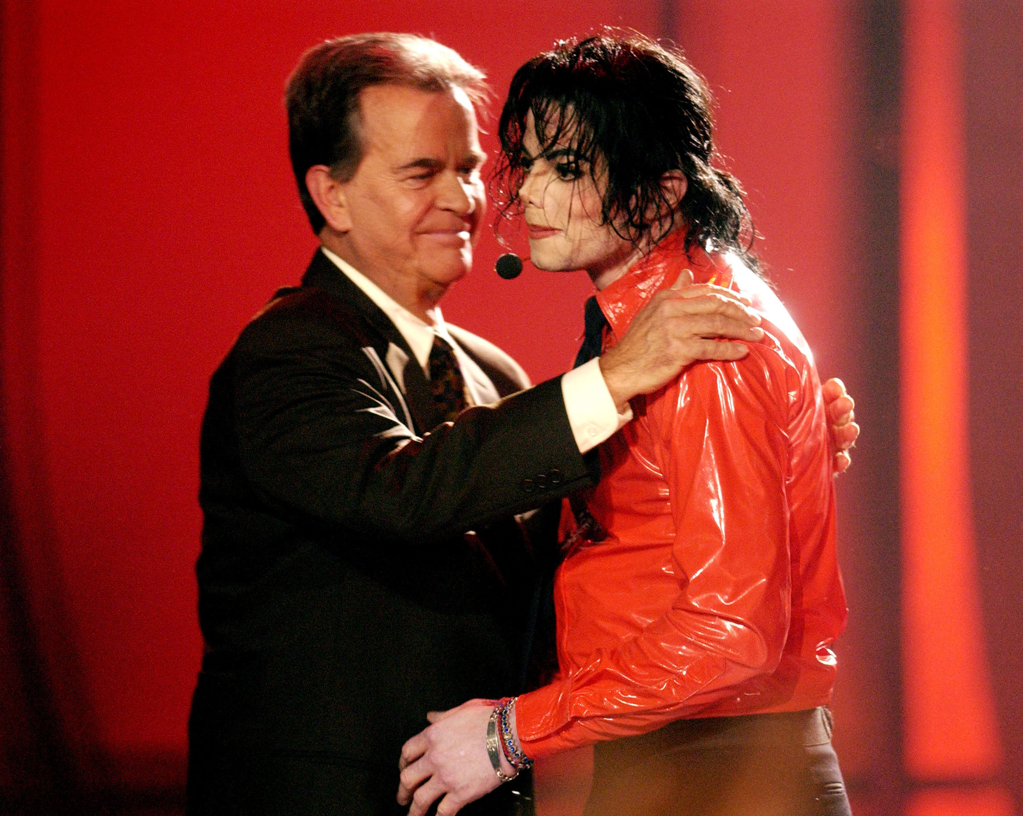 Michael Jackson and Dick Clark