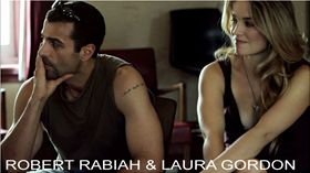 ROBERT RABIAH & LAURA GORDON - Film Still (on set)