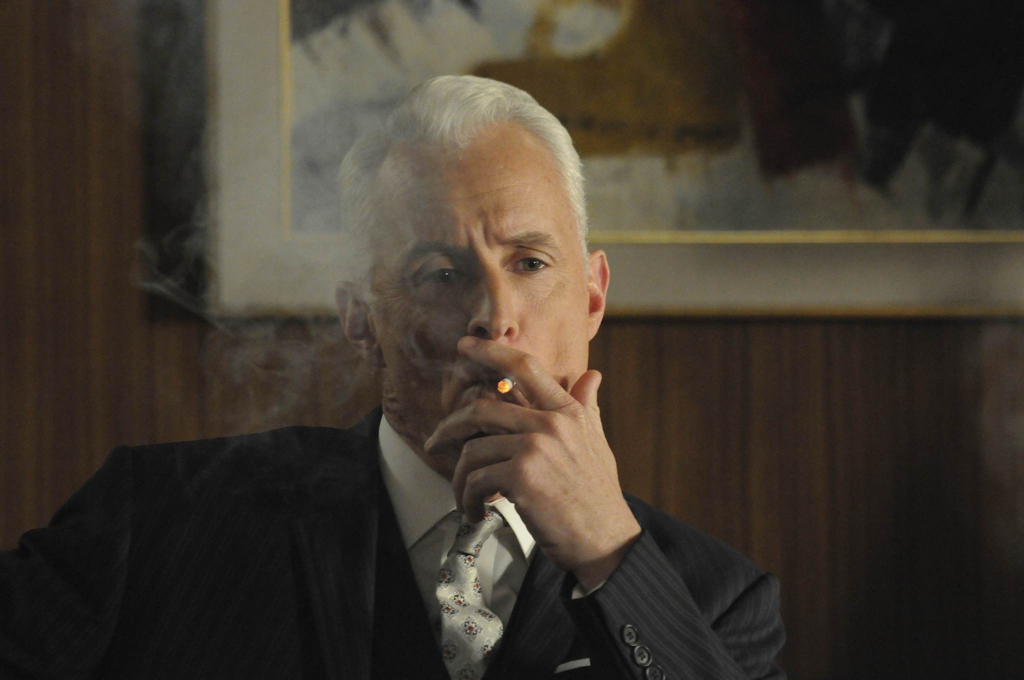 Still of John Slattery in MAD MEN. Reklamos vilkai (2007)