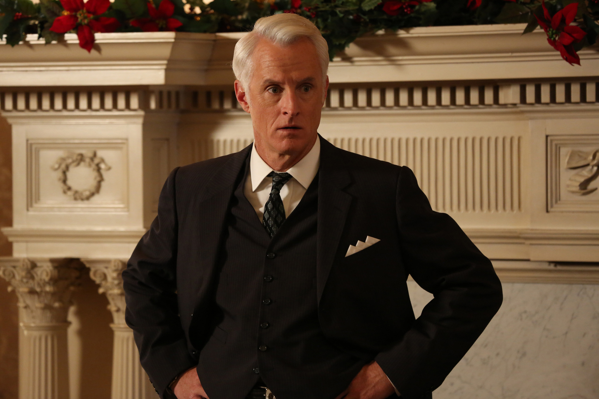 Still of John Slattery in MAD MEN. Reklamos vilkai (2007)