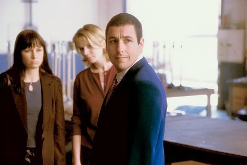 Still of Adam Sandler, Emily Watson and Mary Lynn Rajskub in Punch-Drunk Love (2002)