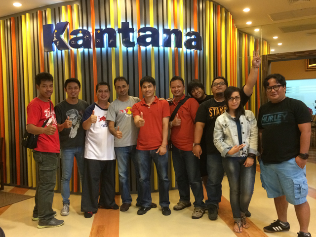 Ary and crew Film Battle of Surabaya at Kantana Studio, Bangkok, Thailand.