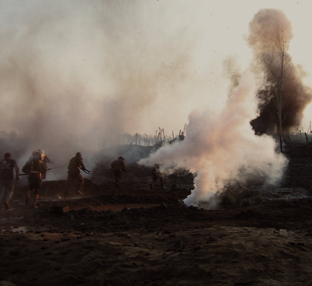 Production still from Vimy Ridge. A commemoration for the 90th anniversary of the Armistice.