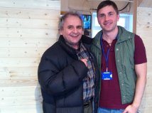 Me and Sylvester McCoy on set of the Seventeenth Kind