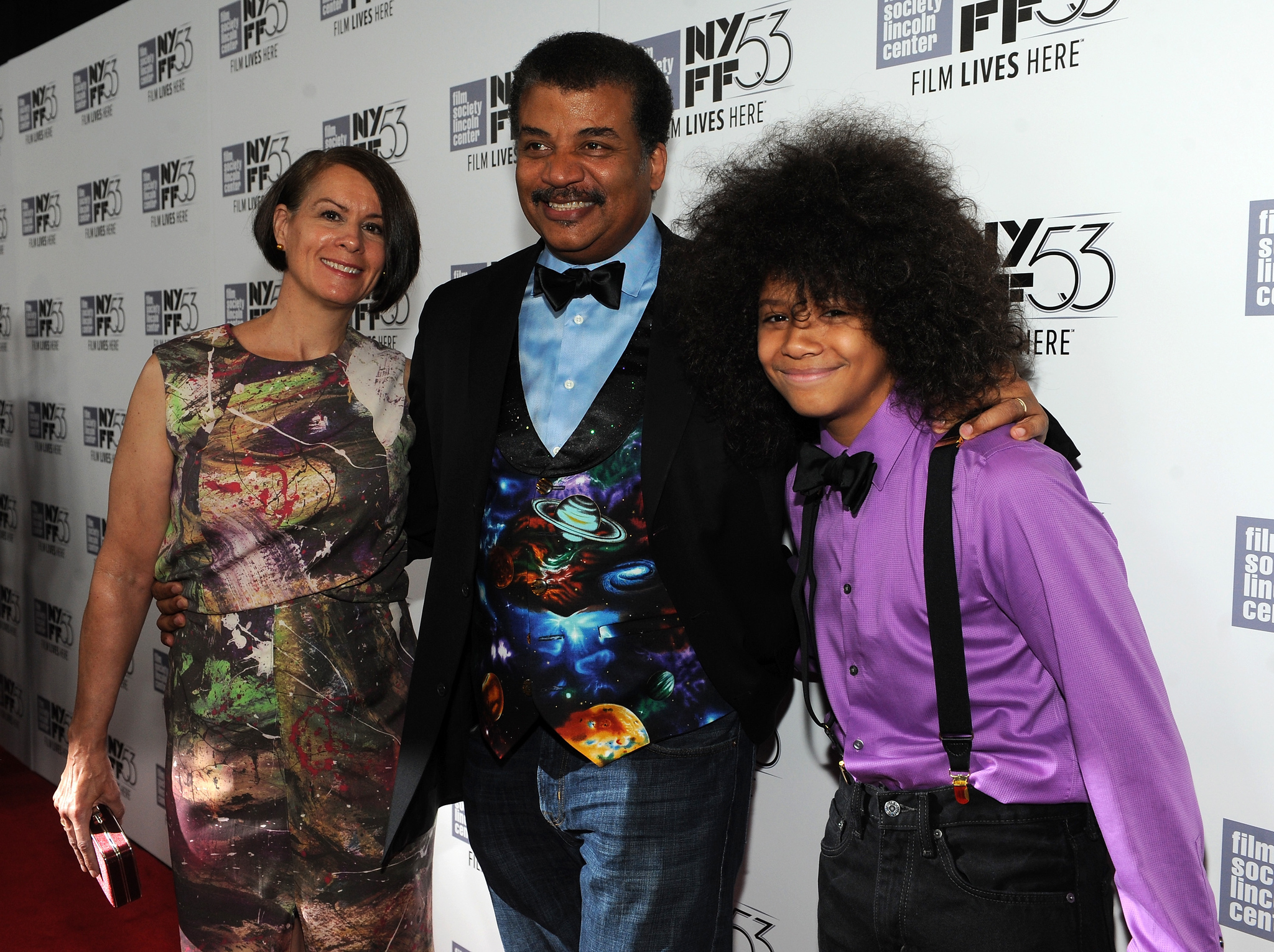 Neil deGrasse Tyson and Alice Young at event of Marsietis (2015)