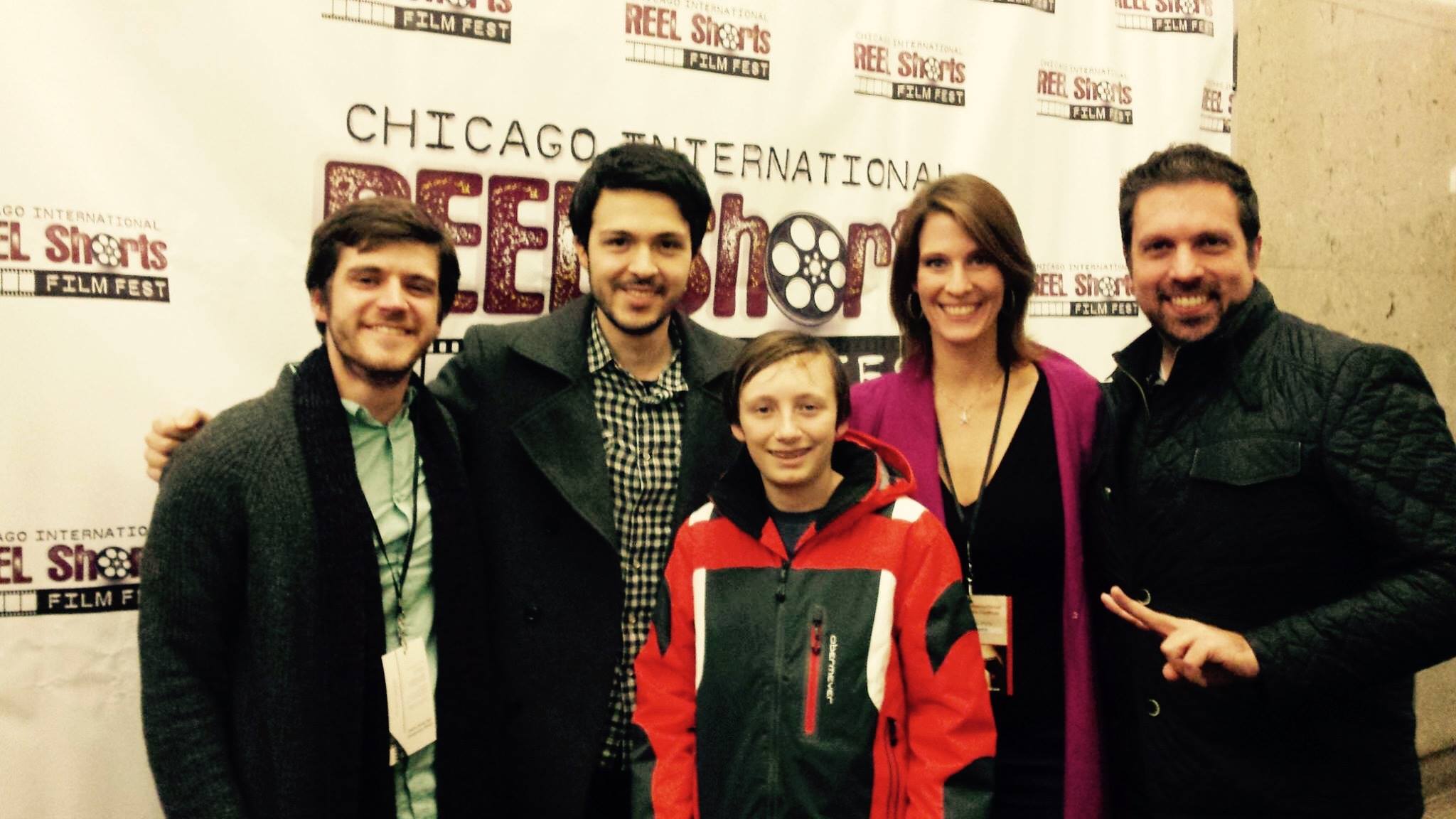 Family Meal Cast/Crew at the Chicago International REEL Short Film Festival where we won the Audience Choice Award!