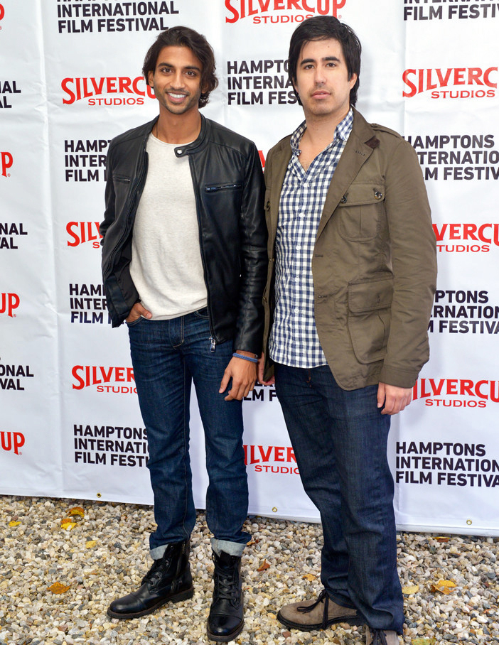 Avi Nash and Daniel Hammond at event of Learning to Drive (2014)