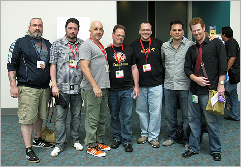 The Digital Bits 2010 San Diego Comic-Con DVD/Blu-ray Producers Panel members.