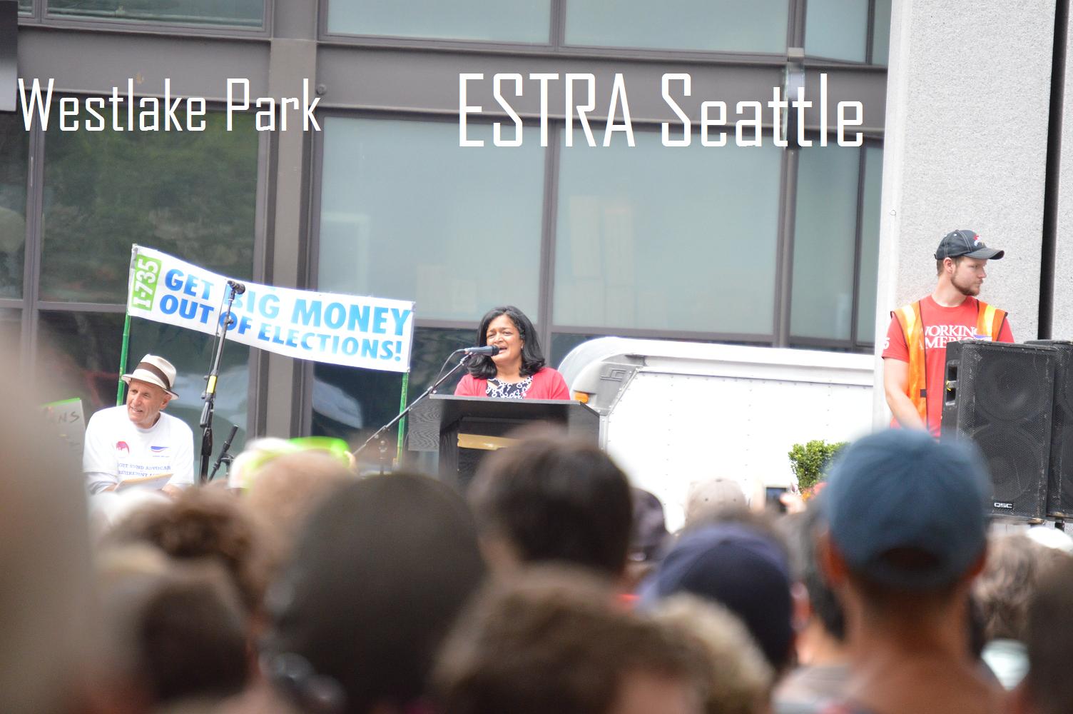 American needs you! Every vote counts to protect the rights of Main Street who's lost ground for decades. - ESTRA Seattle