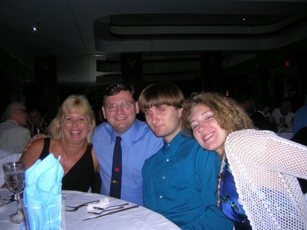 Shell Walker-Cook, Richard Fancher, Charles B. Cook III, and Katarina Cook at the AFI Awards Dinner, Kennedy Center, Washington, D.C.