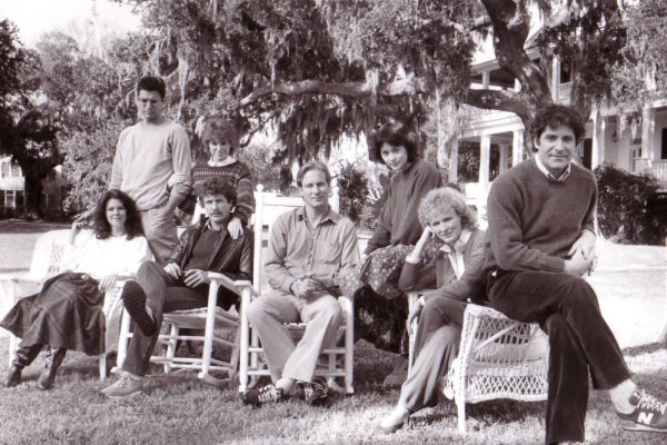 Still of Jeff Goldblum, Kevin Kline, Tom Berenger, Glenn Close, William Hurt, Meg Tilly, JoBeth Williams and Mary Kay Place in The Big Chill (1983)