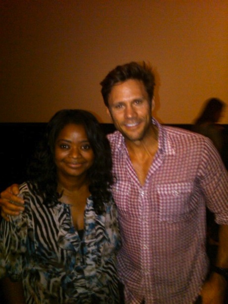 Octavia Spencer and Tim Herzog at The Help screening