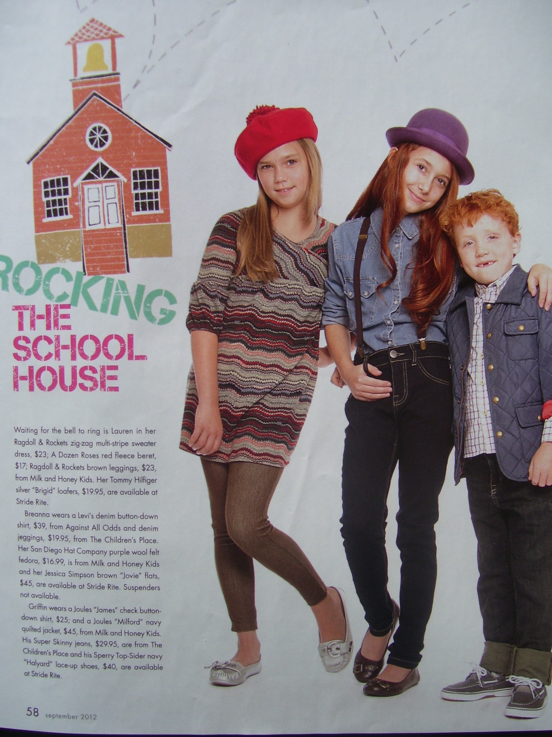 Breanna Engle - Lehigh Valley Style Magazine Back to School 2012.