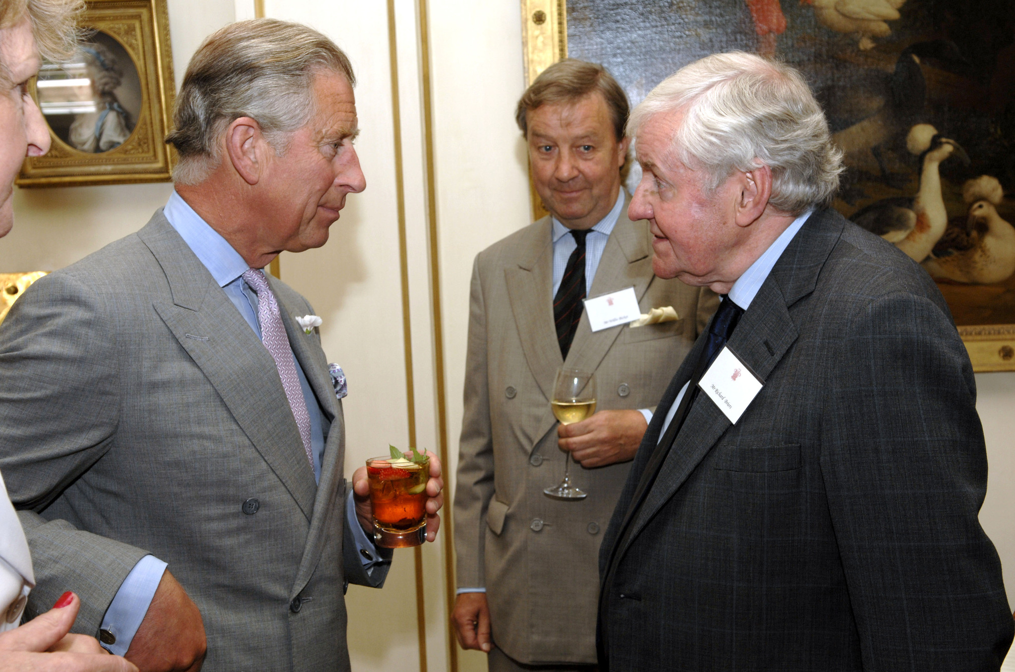Richard Briers and Prince Charles