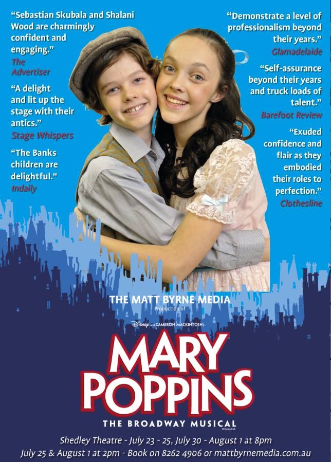 Promotional poster for Mary Poppins