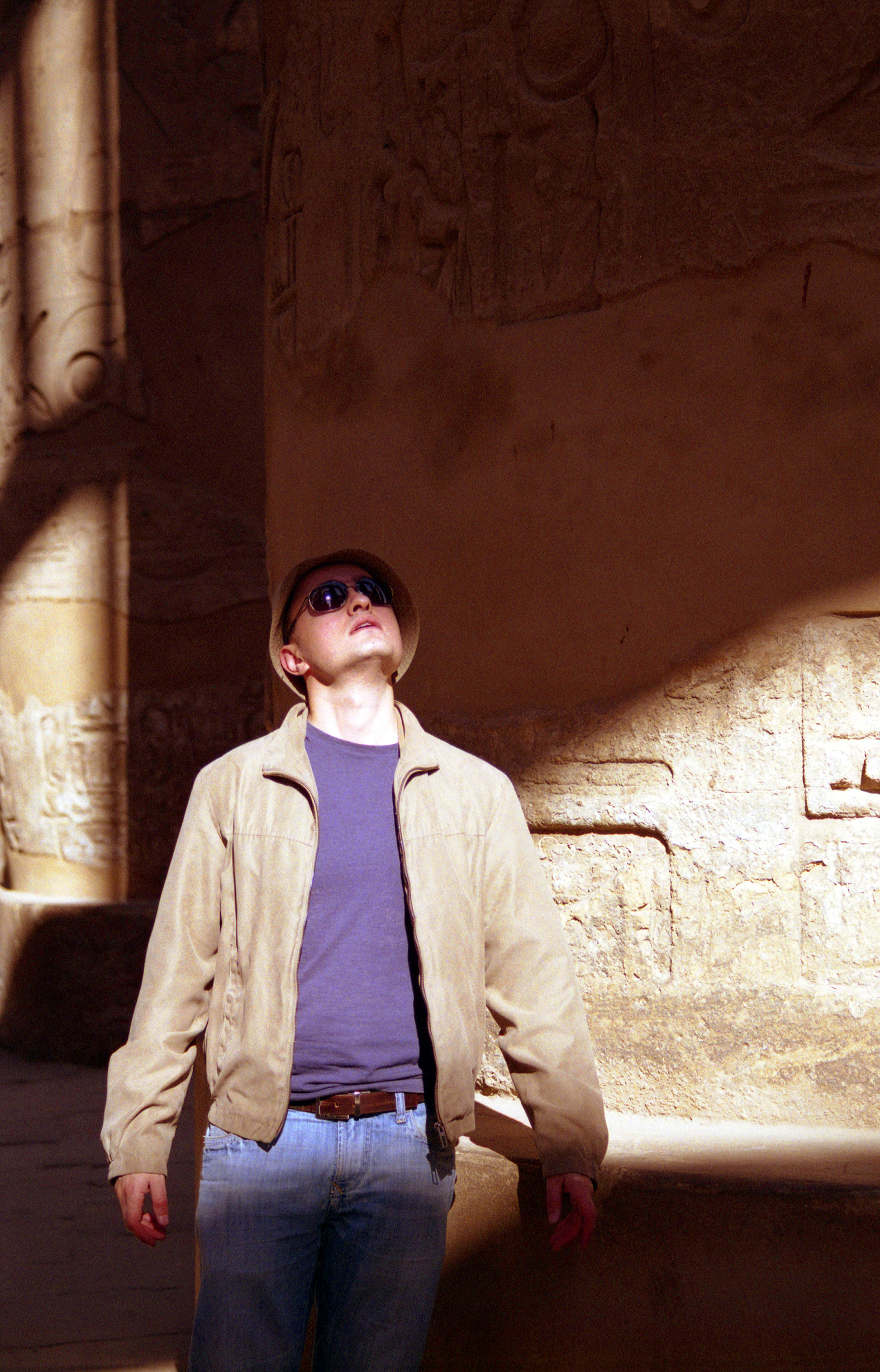 Location scouting in the Valley of the Kings, Egypt.