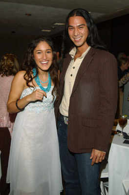 Q'orianka Kilcher and Kalani Queypo