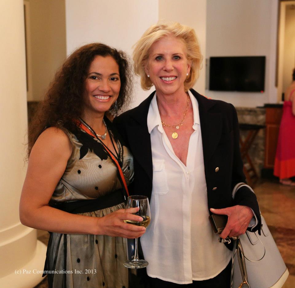 Sheyla Paz Hicks with Callie Khouri (Creator of ABC hit series Nashville) at Film-Comm