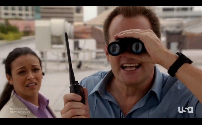 Still of Renata Eastlick and Jack Coleman in Burn Notice (Nature of the Beast)