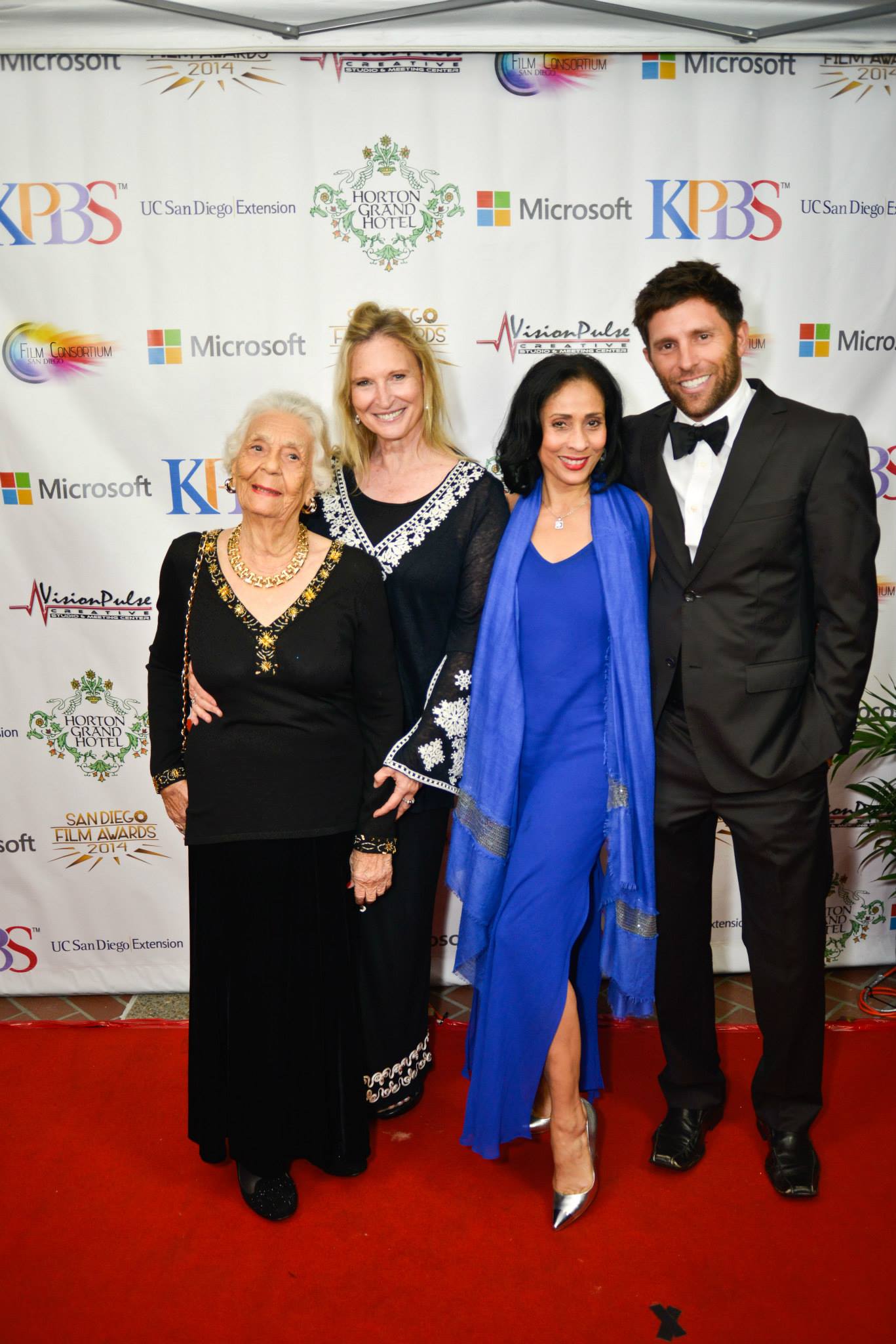 Amelia Bingham ,Terry Ross, Marla Bingham ,Jake Worseldine 2014 San Diego Film Awards ,
