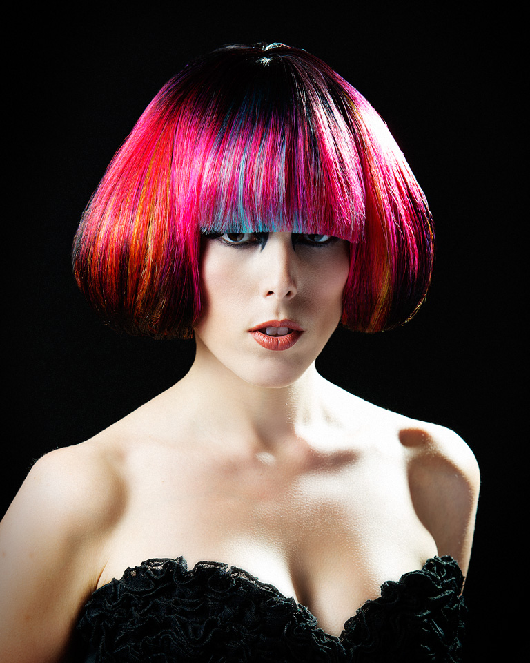 Hair design Aneta Kucinska. Make-up Lauren Wheeler.