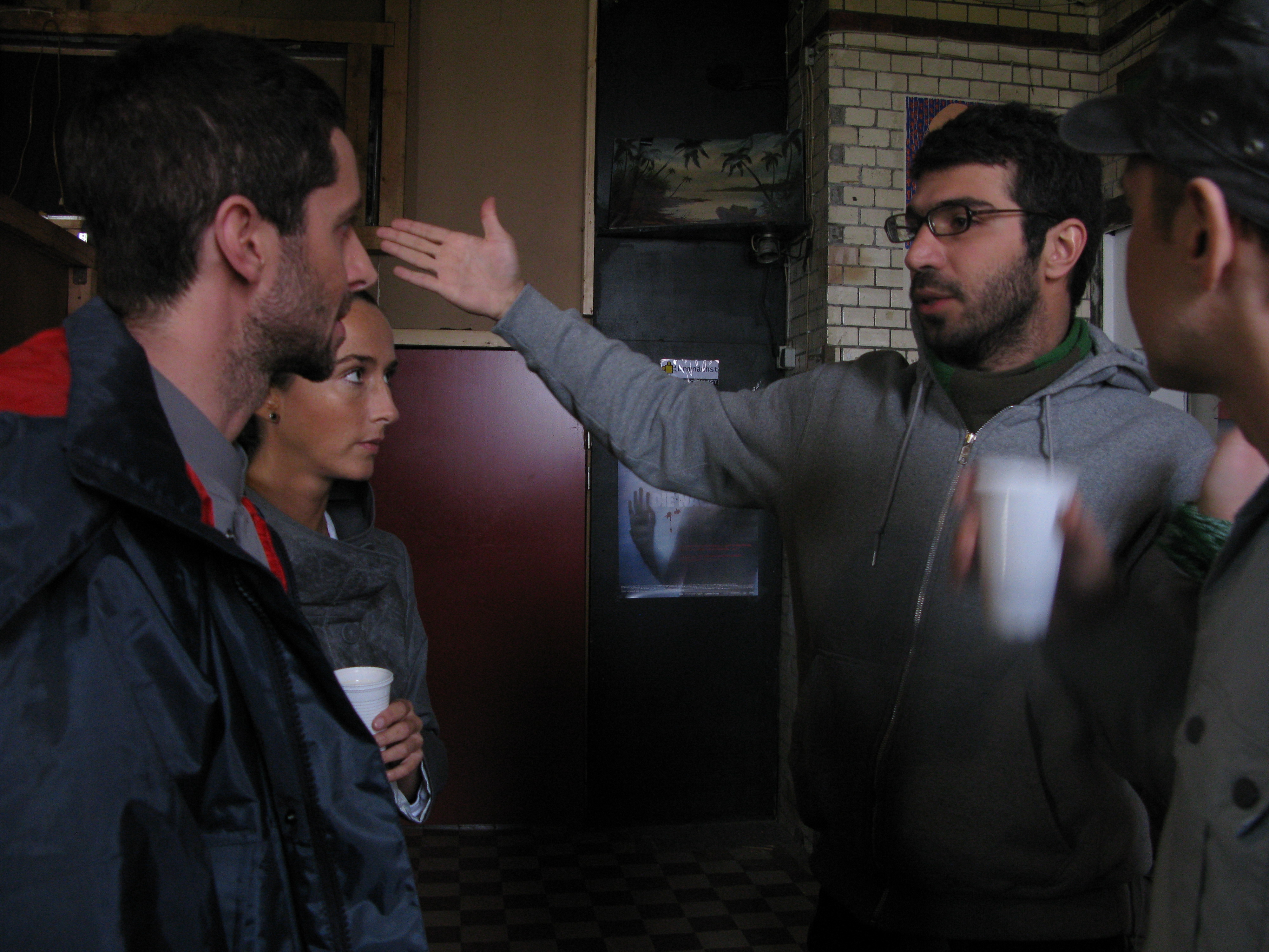 On the set of SIGHT (2009), with Director Amirali Navaee
