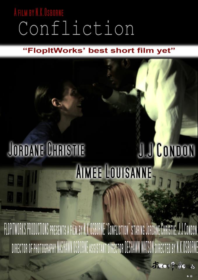 Poster for Flop It Works Productions Short Confliction