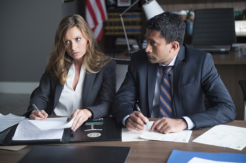 Still of Aly Michalka and Gayan Dias in iZombie (2015)
