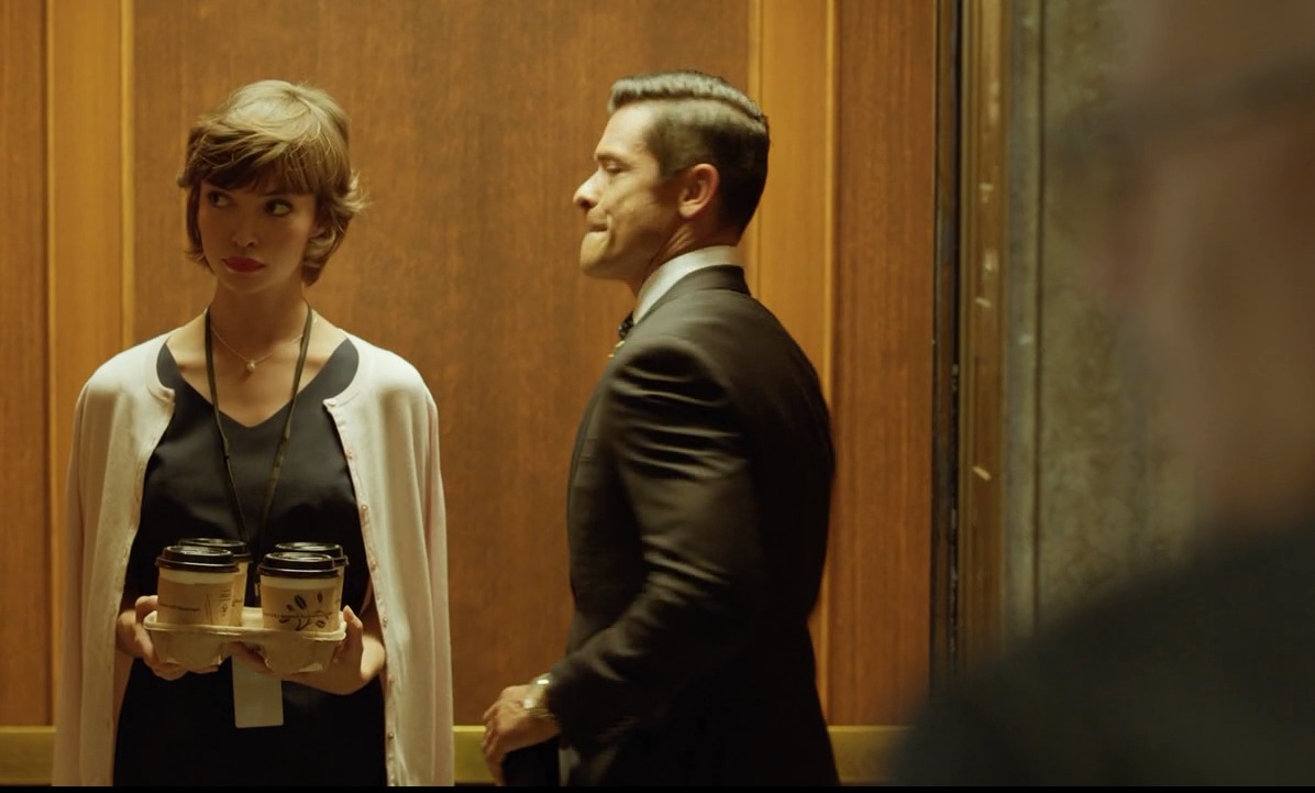 Still of Julia Morrison and Mark Consuelos in Alpha House