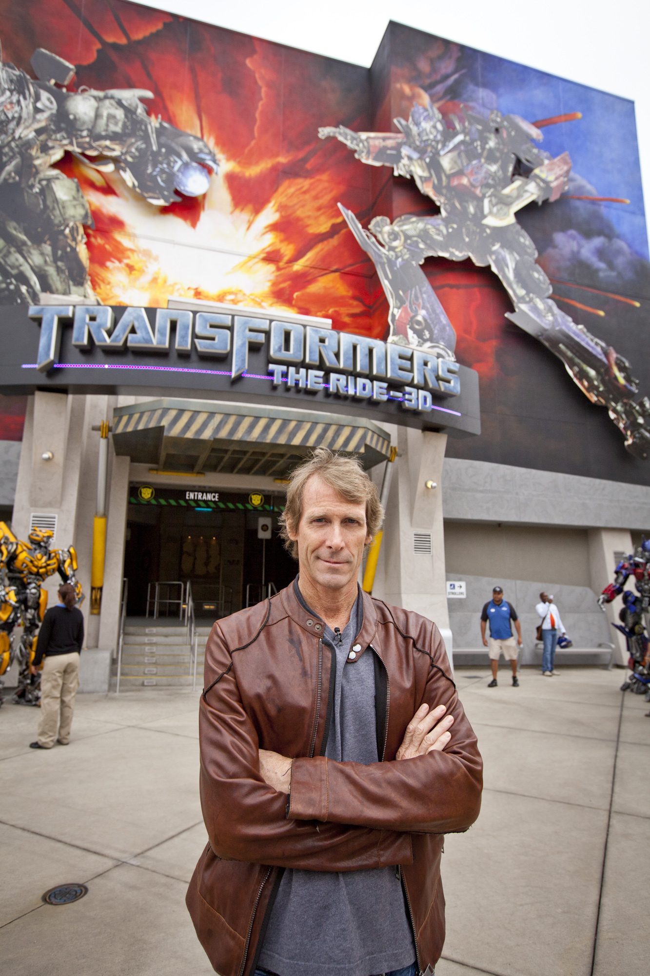 Michael Bay at event of Transformers: The Ride - 3D (2011)
