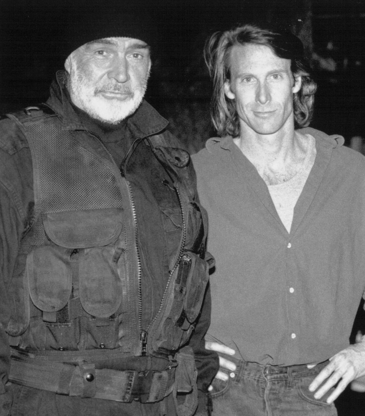 Sean Connery and Michael Bay in The Rock (1996)