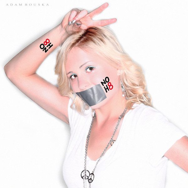 Madison Rose NOH8 Campaign