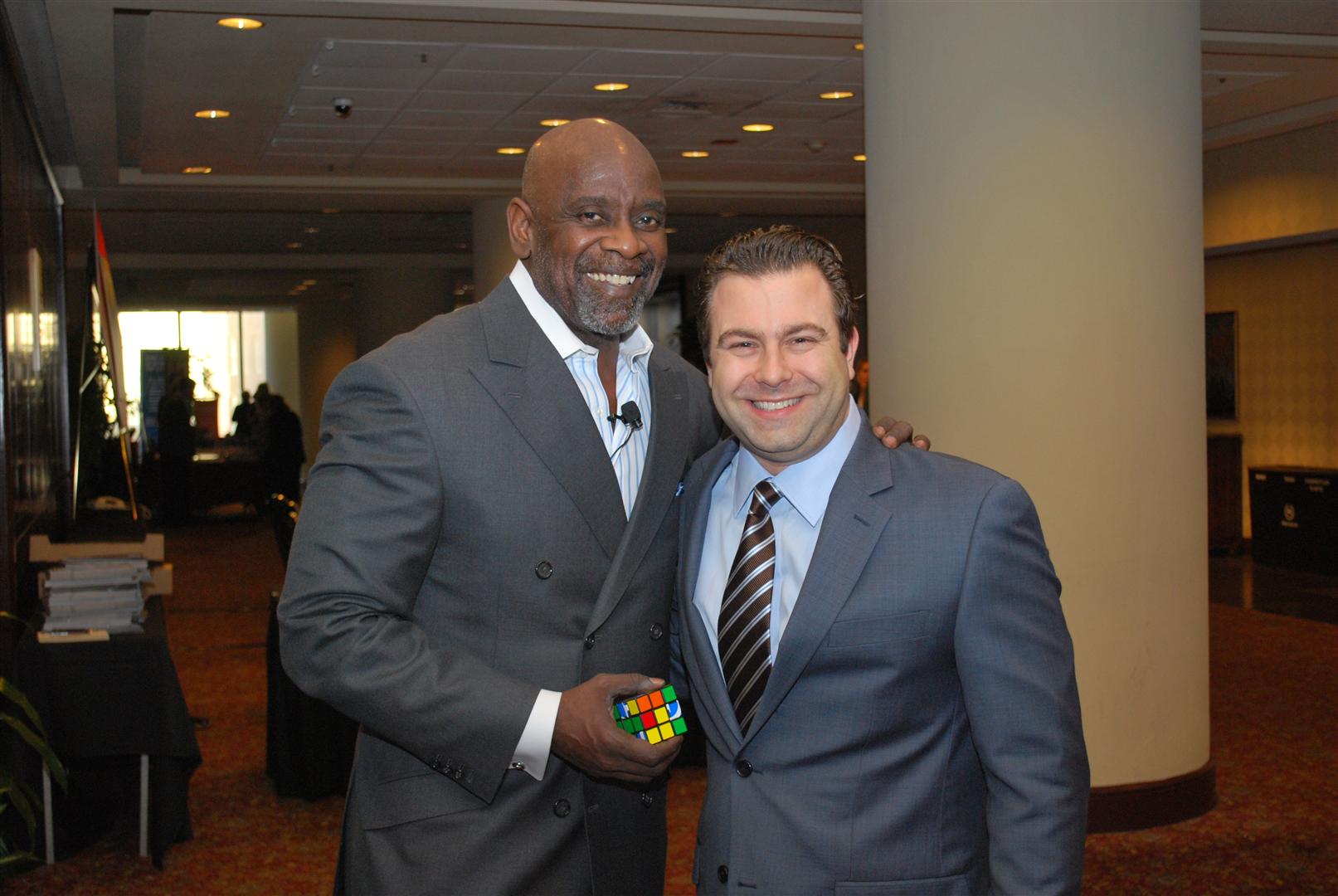 Jonas and Chris Gardner