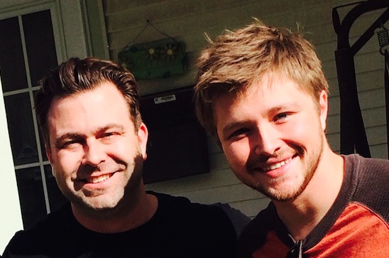 Jonas Roeser and Sterling Knight in Omaha