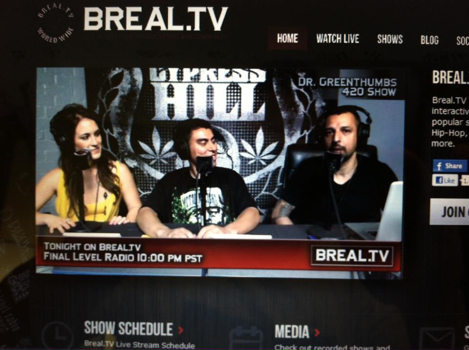 Kimberly Spencer (aka Kim MacKenzie) with BRO' co-screenwriter, Nick Parada for Breal.tv