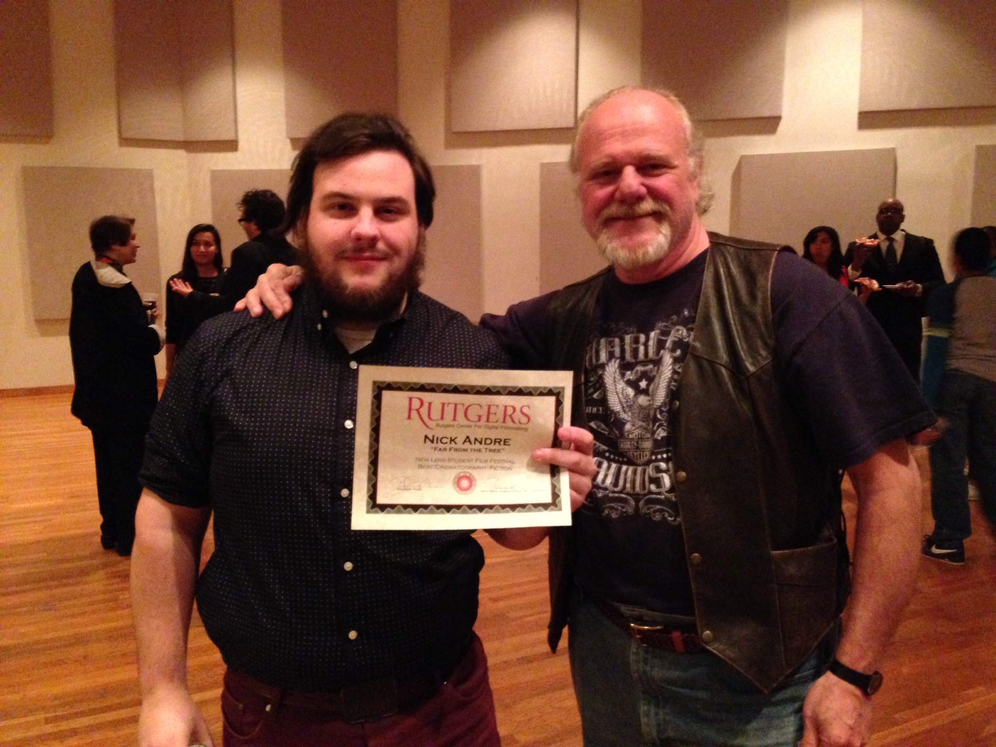 Myself with Award Winning Director Nicholas H. Andre for 