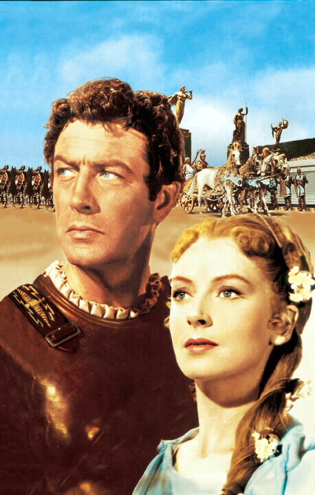 Still of Deborah Kerr and Robert Taylor in Quo Vadis (1951)