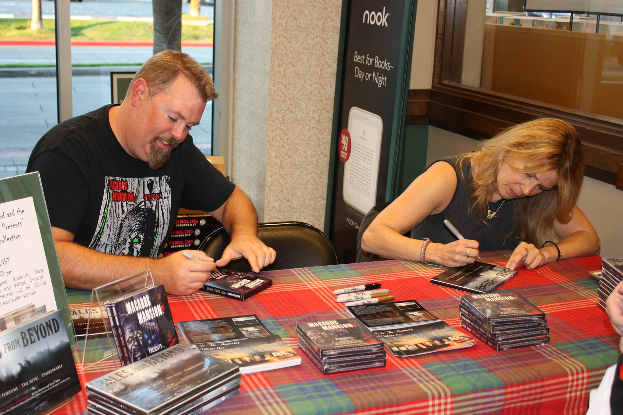 Barnes & Noble appearance with Mary Elizabeth McGlynn.