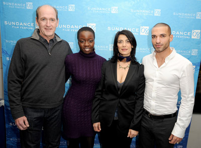 Hiam Abbass, Richard Jenkins, Danai Gurira and Haaz Sleiman at event of The Visitor (2007)